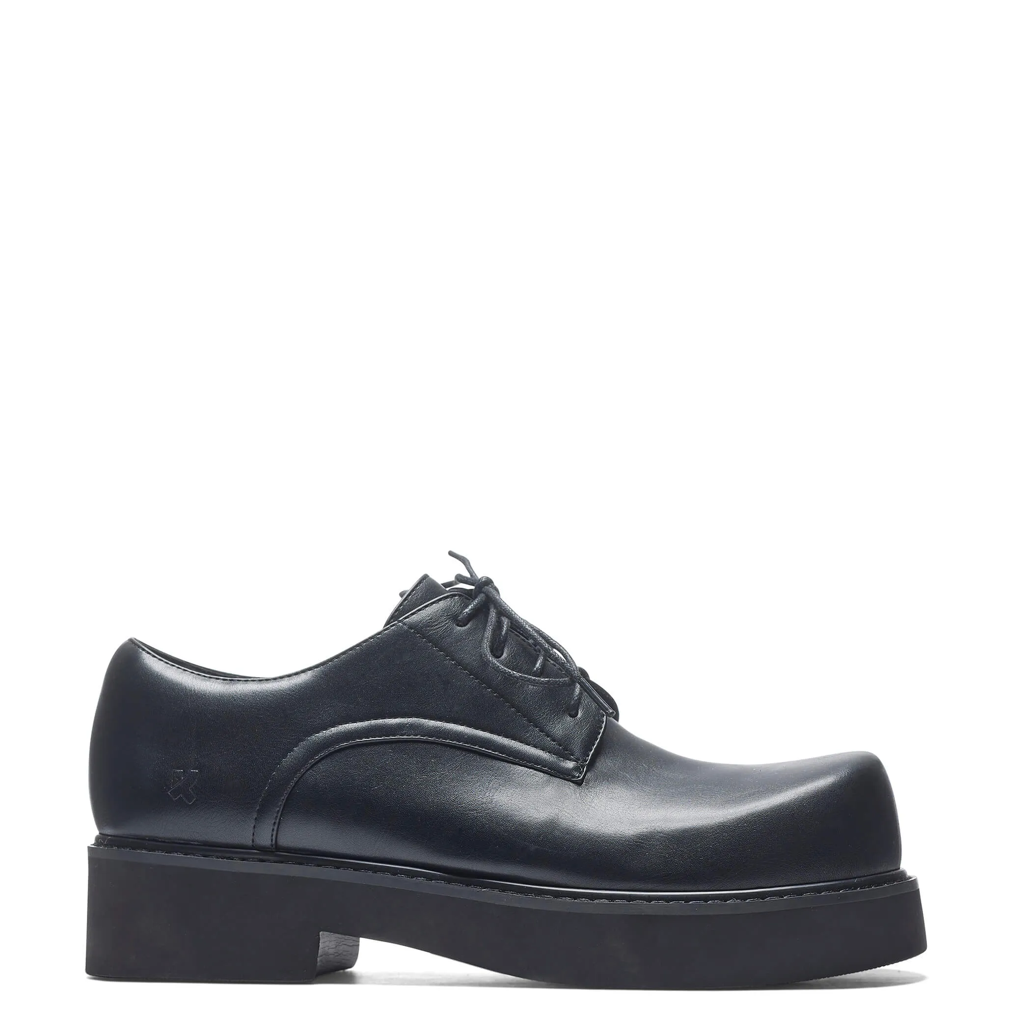 400% Oversized Men's Derby Shoes - Black