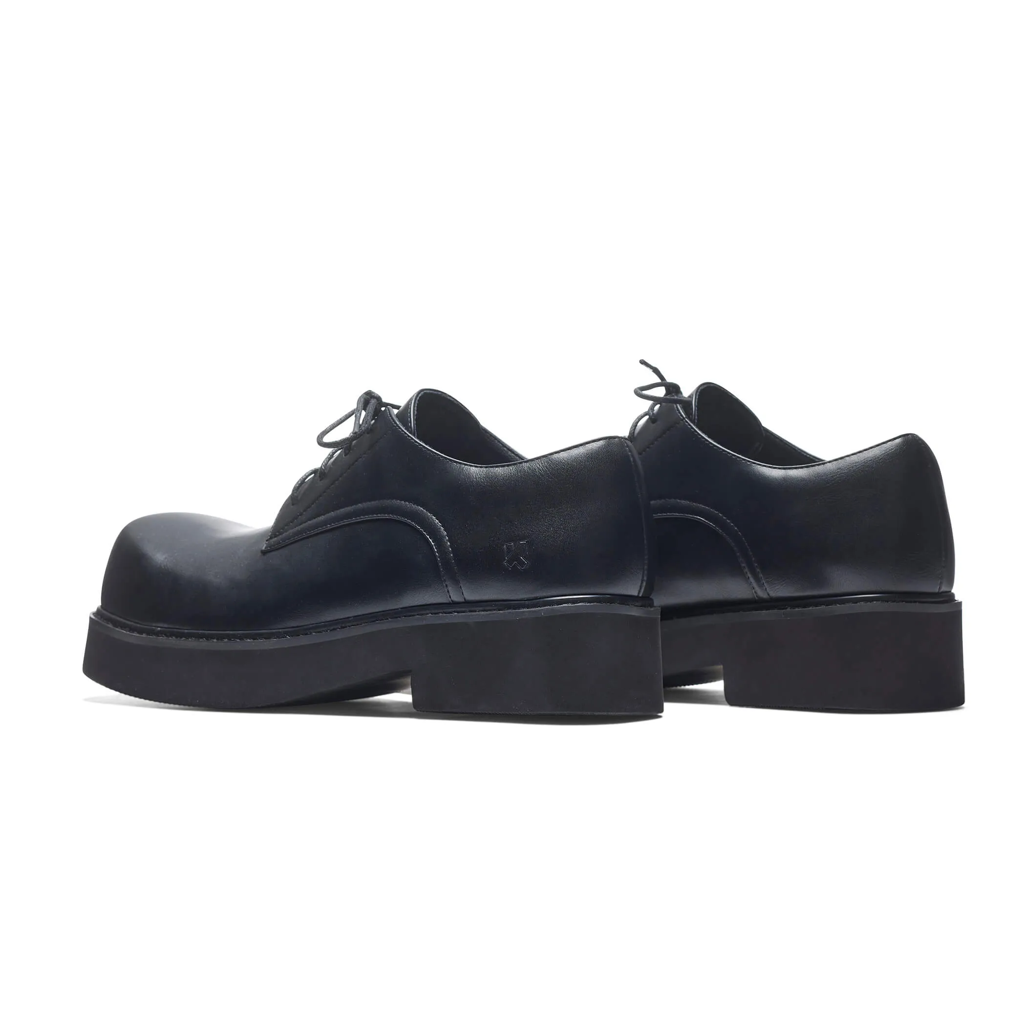 400% Oversized Men's Derby Shoes - Black