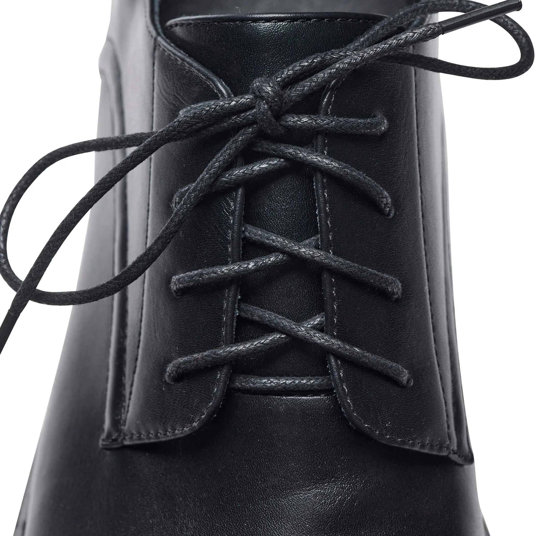 400% Oversized Men's Derby Shoes - Black