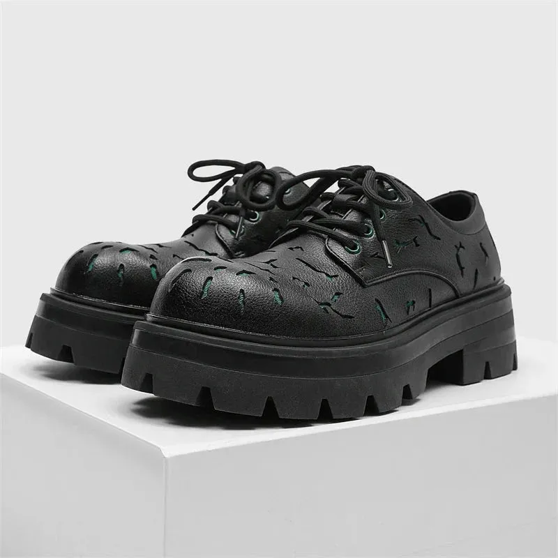 Amozae- Seogyo Fragmented Oxford Shoes