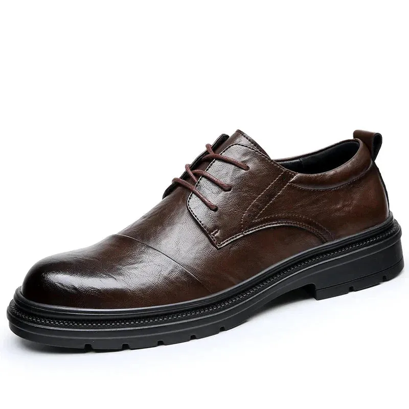 Amozae- Yanghwa Textured Derby Commuter Shoes