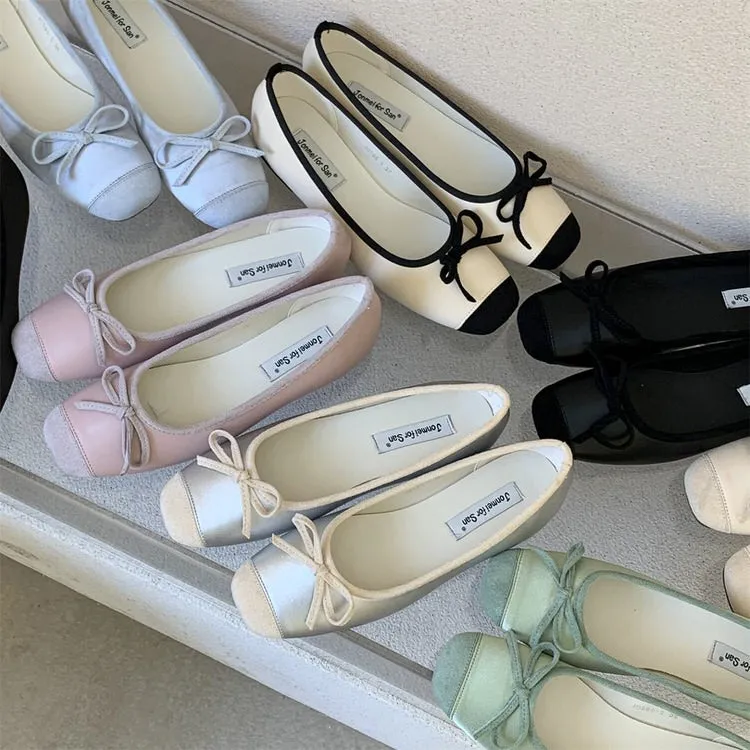 Ballet Core Bow Flats