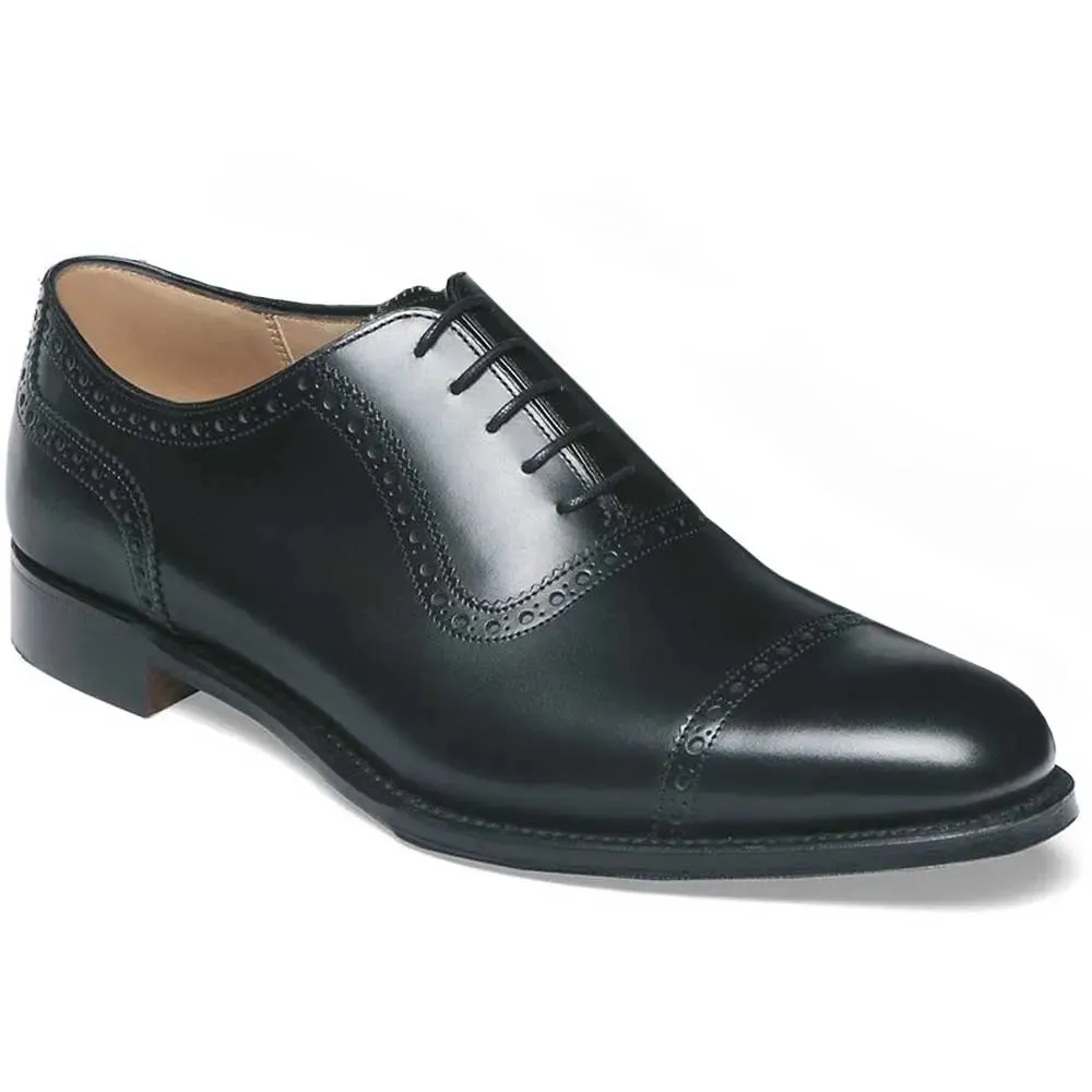 CHEANEY Shoes - Fenchurch Rubber Sole Oxford Shoes - Black Calf