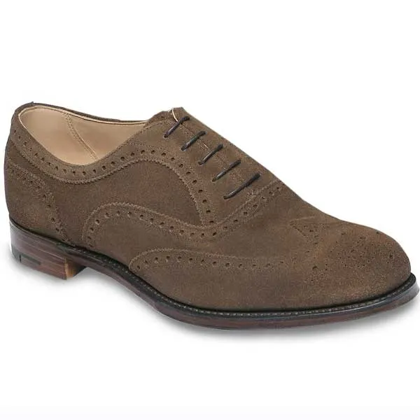 CHEANEY Shoes - Men's Arthur III Brogues - Brown Plough Suede