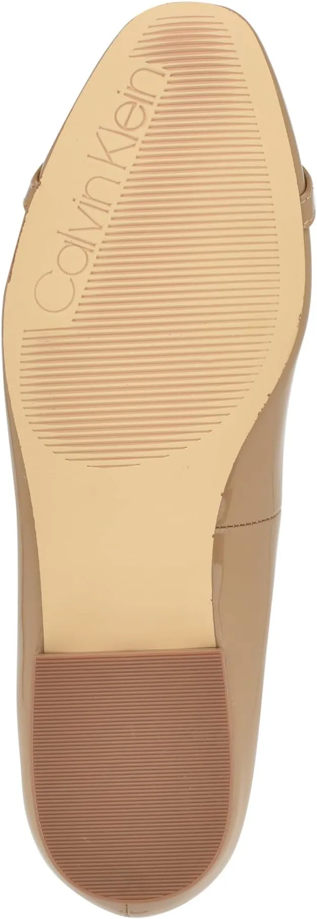 Cherish Calvin Klein Ballerinas, Medium Natural Patent