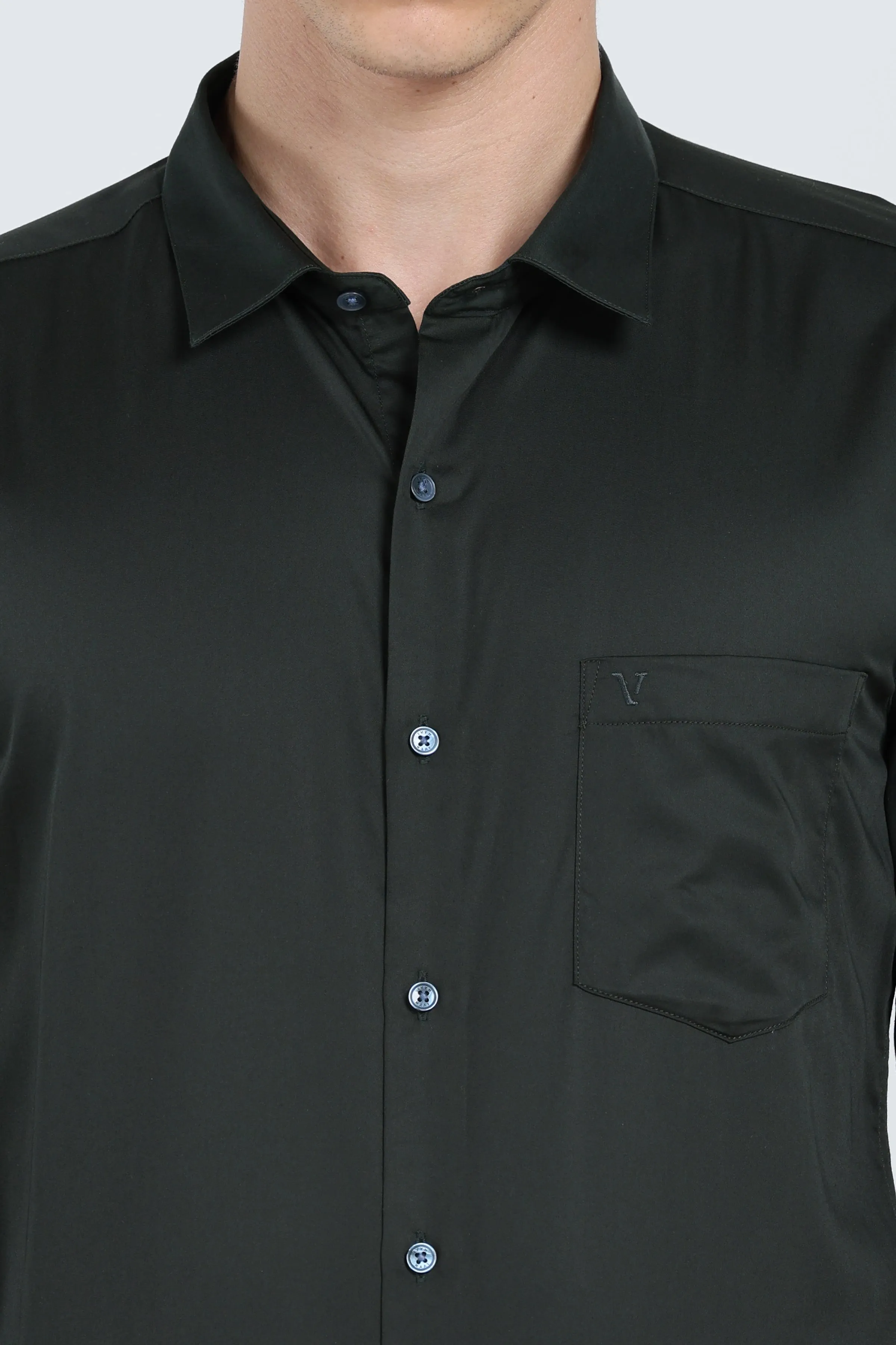 Classic Pristine Jet Black Shirt