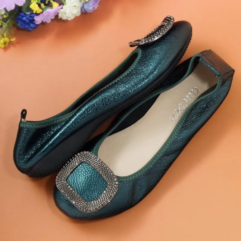 Crystal Ballet Flats