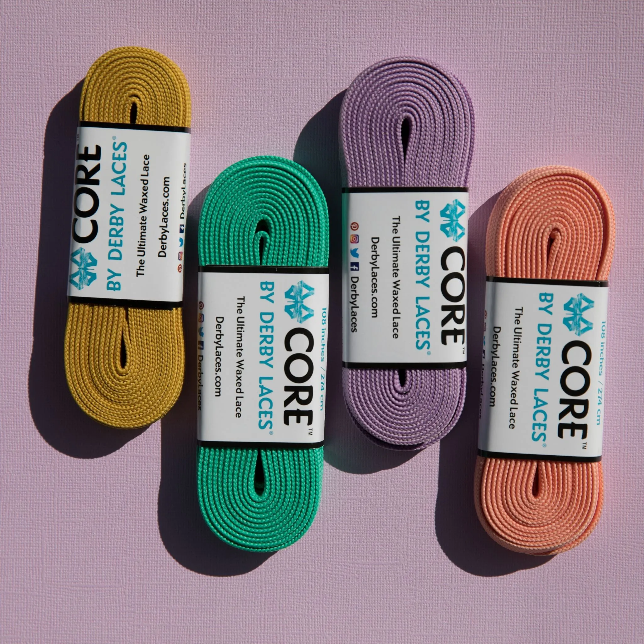 Derby Laces - Core Roller Skate Laces - 84 Inch