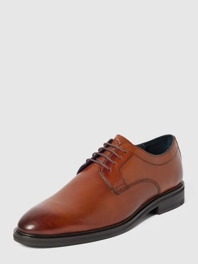 Derby with laces model "KLEITOS" JOOP!, cognac color