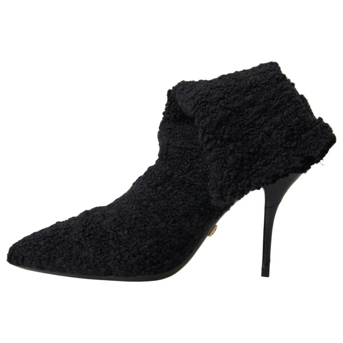 Dolce & Gabbana Elegant Virgin Wool Mid Calf Boots