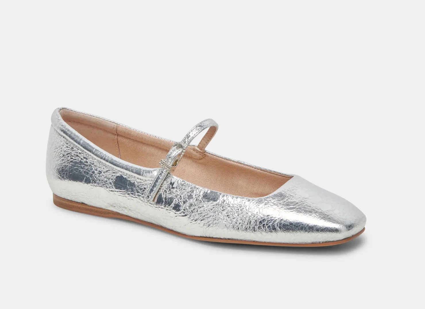 Dolce Vita Reyes Ballet Flat Silver