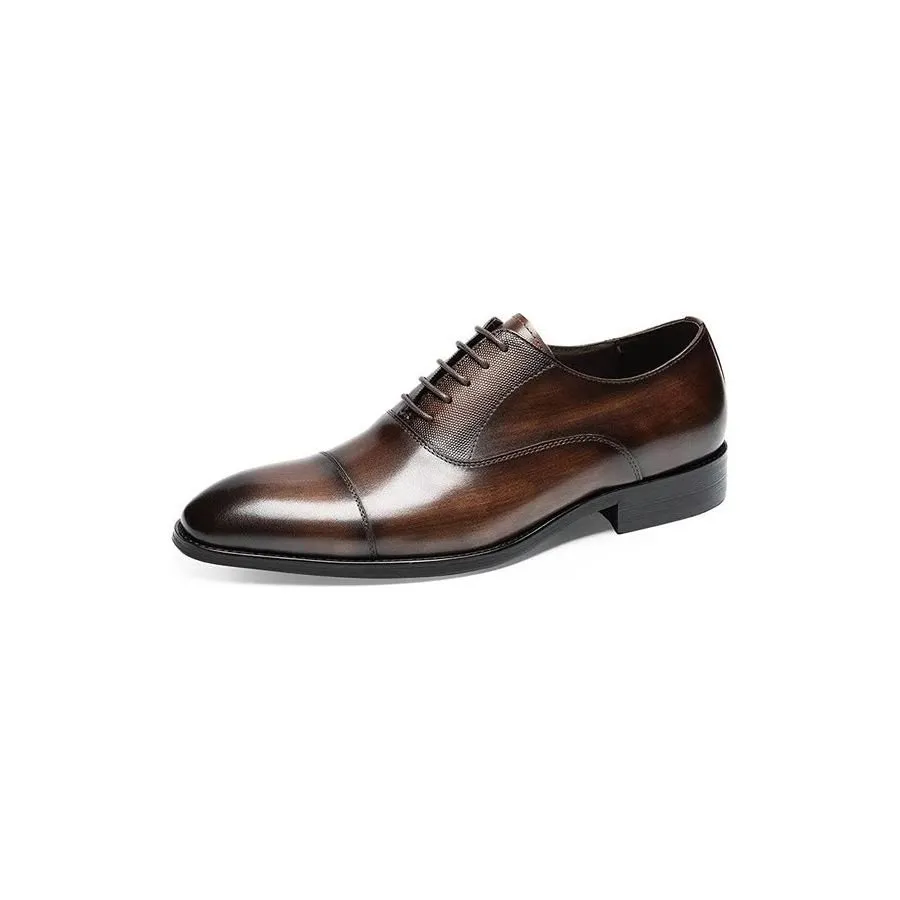 EleganceLux Smooth Oxford Dress Shoes