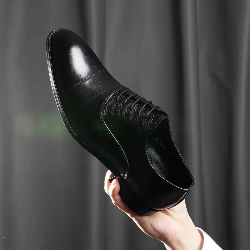 EleganceLux Smooth Oxford Dress Shoes