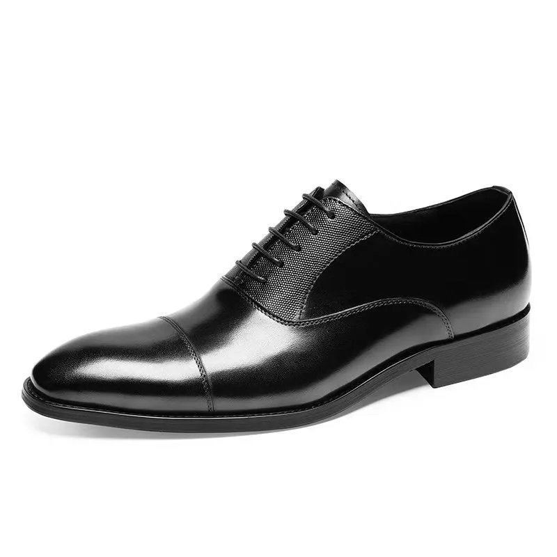 EleganceLux Smooth Oxford Dress Shoes