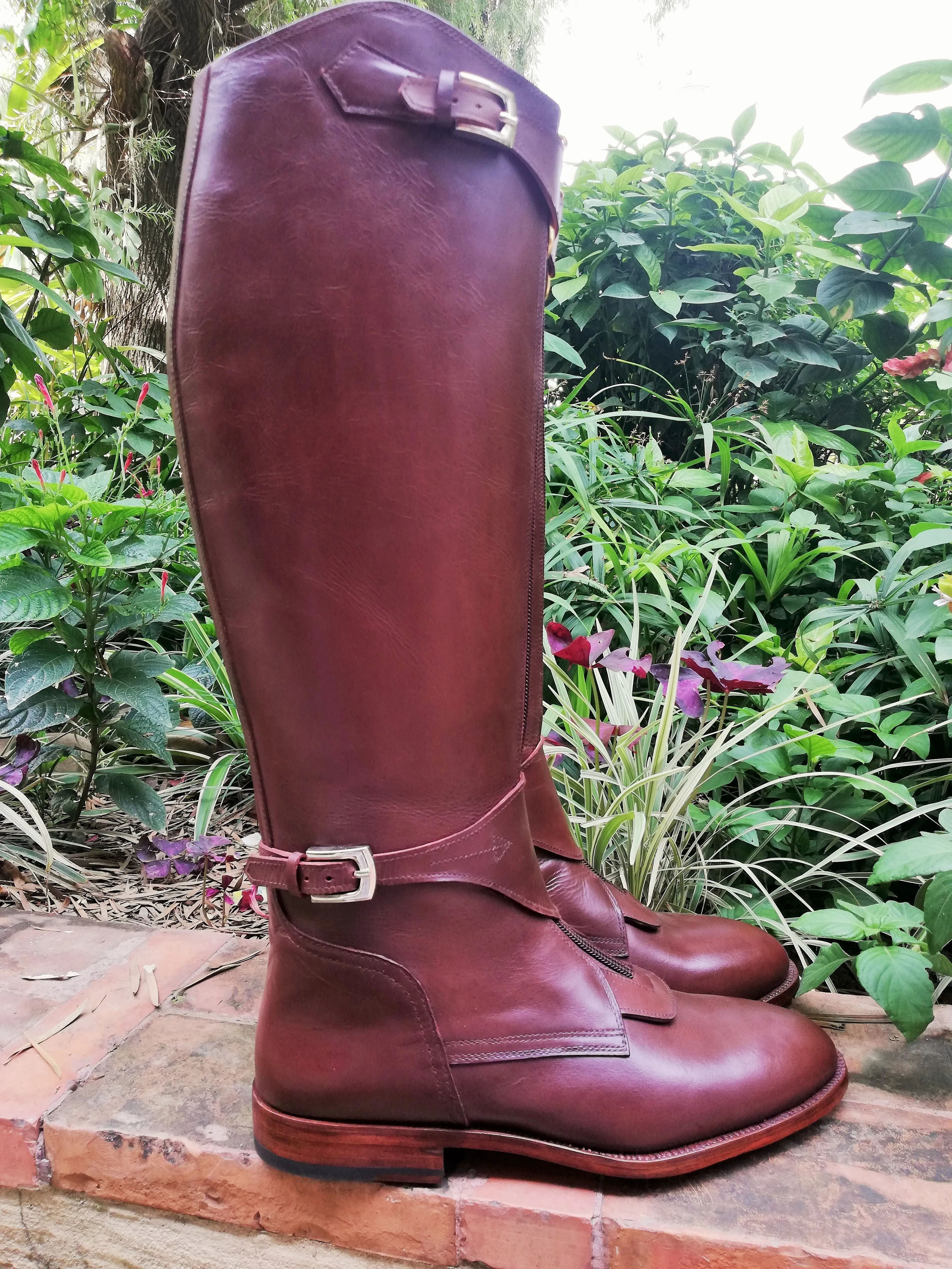 Equestrian - Brown Leather Riding Boots