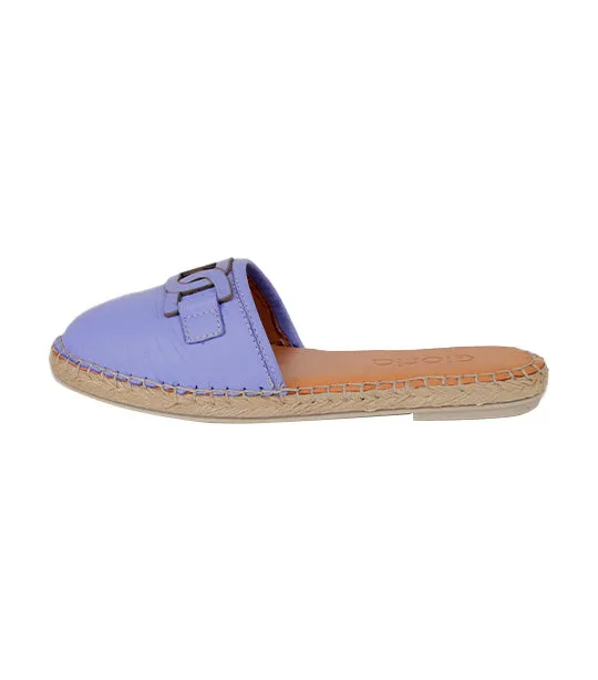 Espadrille Mules Violet Storm