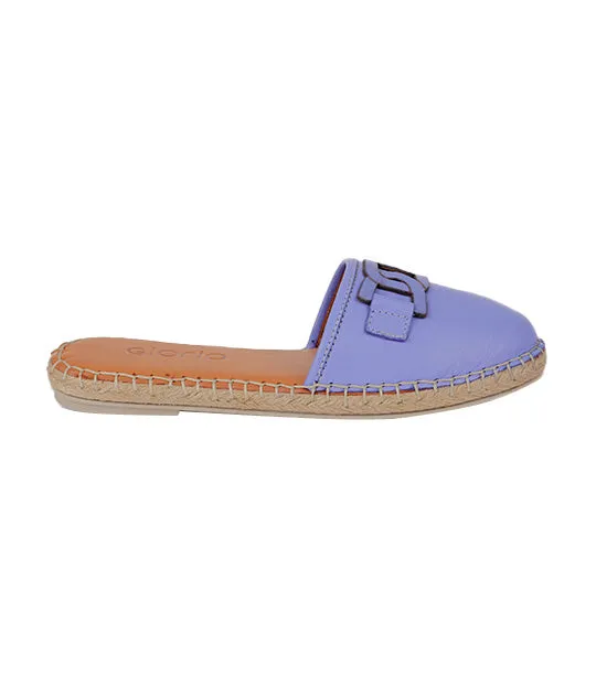 Espadrille Mules Violet Storm