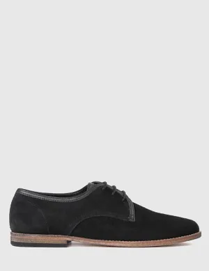 Hudson Hayane Derby Shoes (Suede) - Black