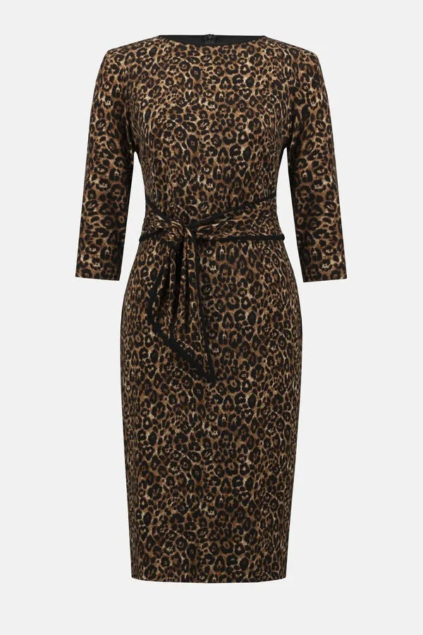 Joseph Ribkoff Animal Print Sheath Dress