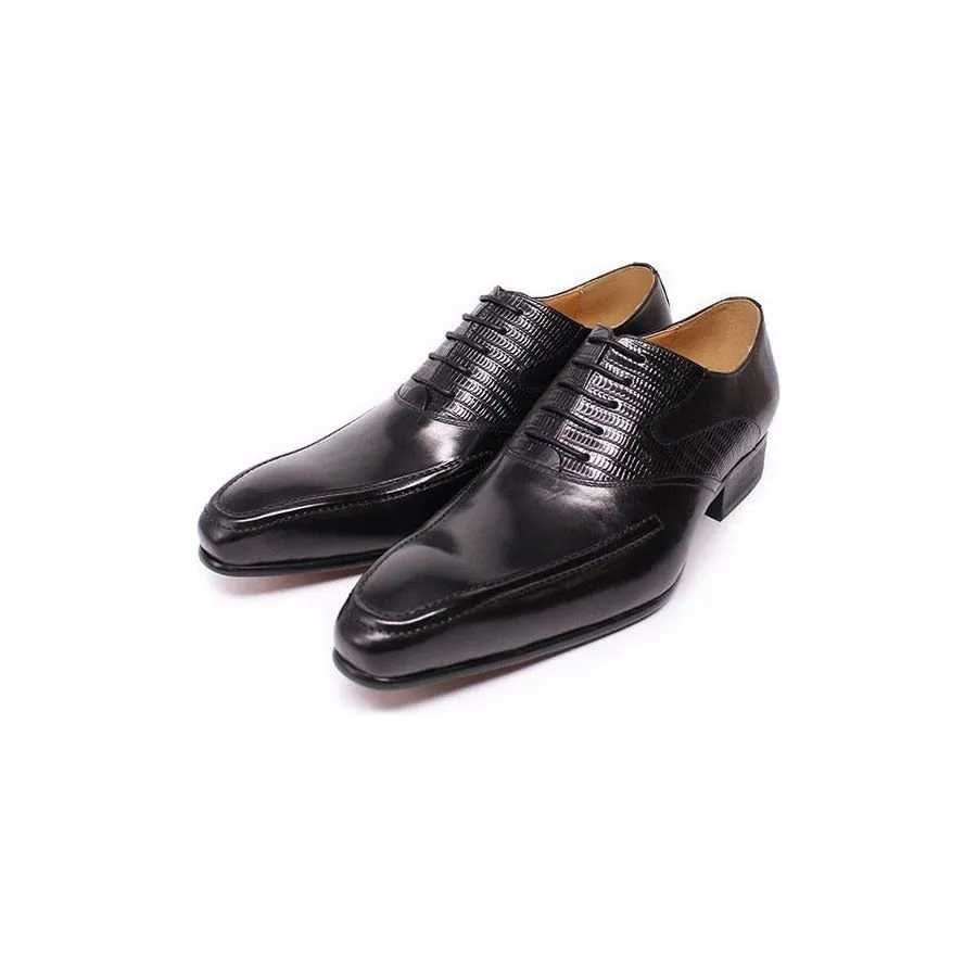 LaceLux Exotic Italian Pointed Toe Oxford