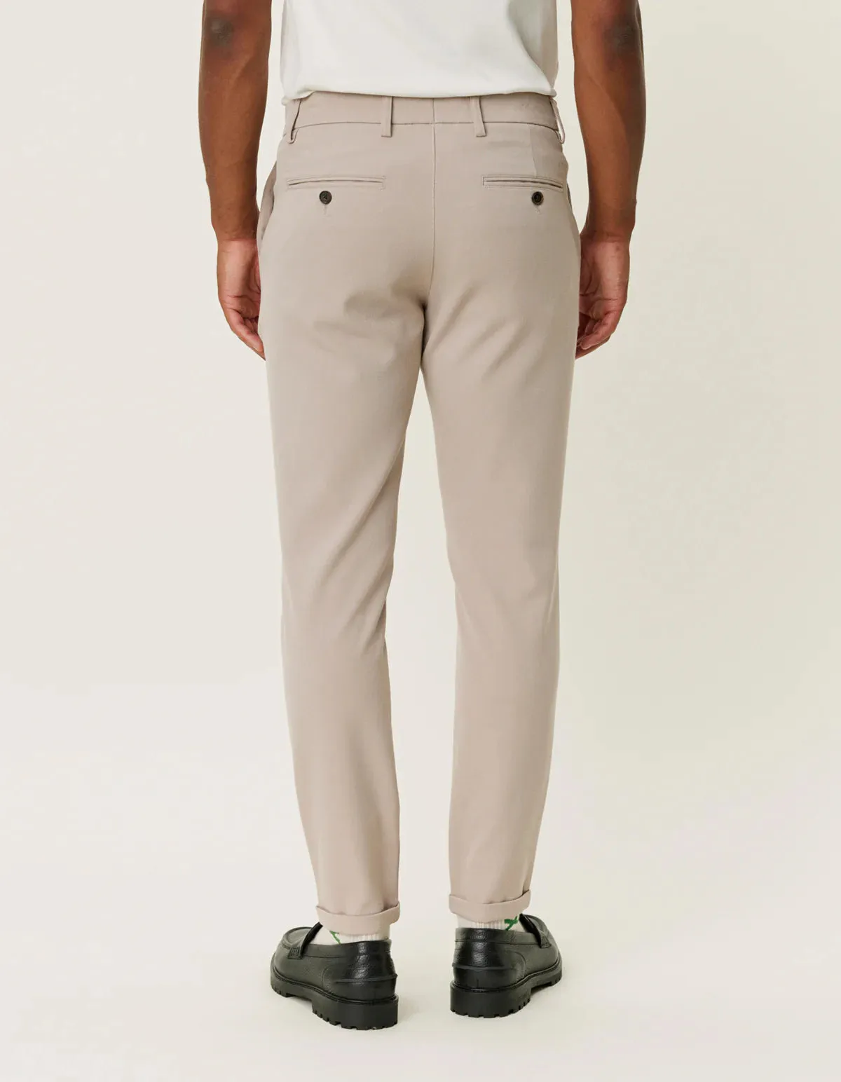 Les Deux Light Sand Slim Fit Tapered Leg Como Pants