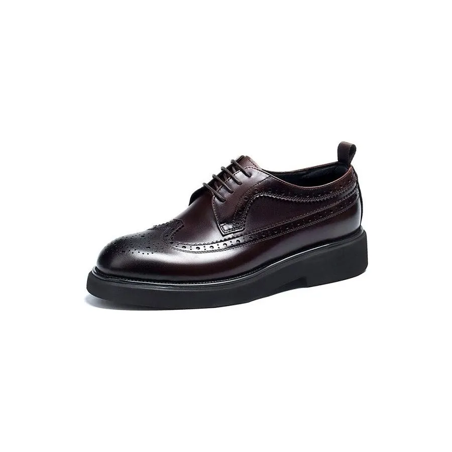 LuxeLeather Classic Oxford Shoes