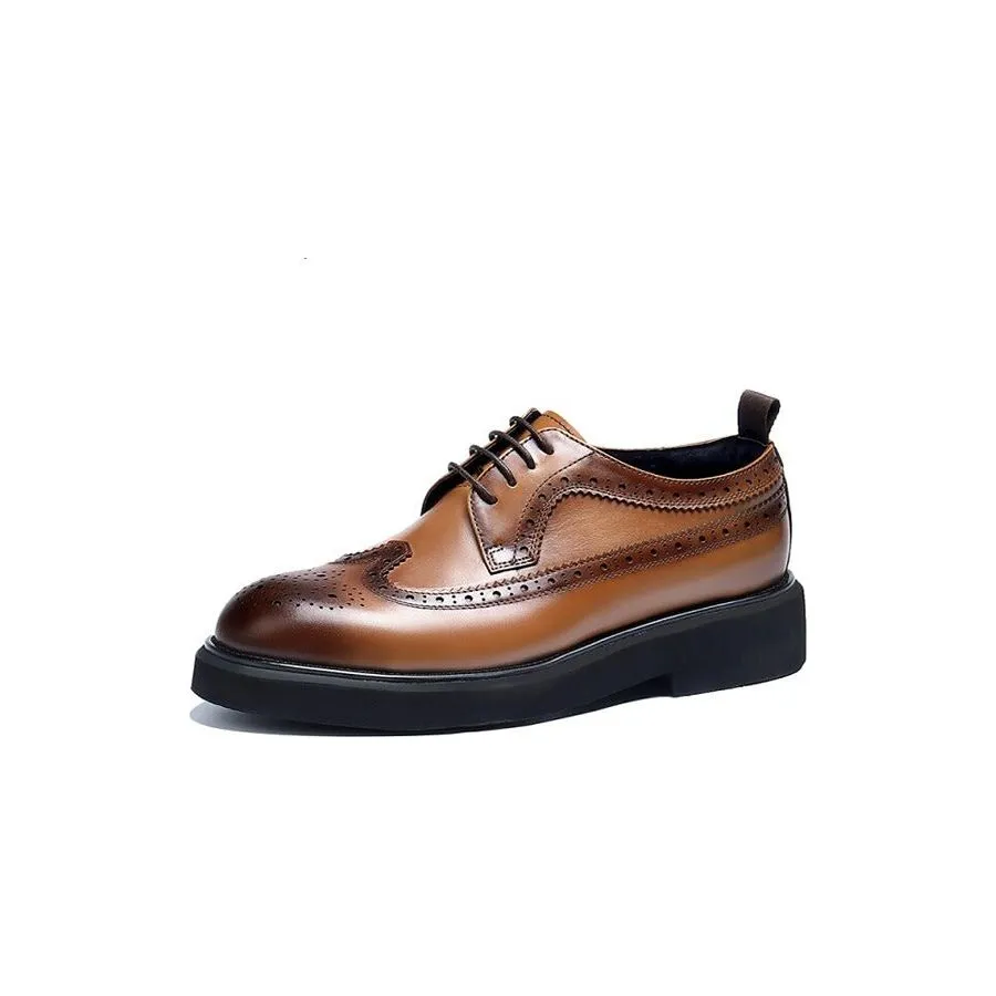 LuxeLeather Classic Oxford Shoes