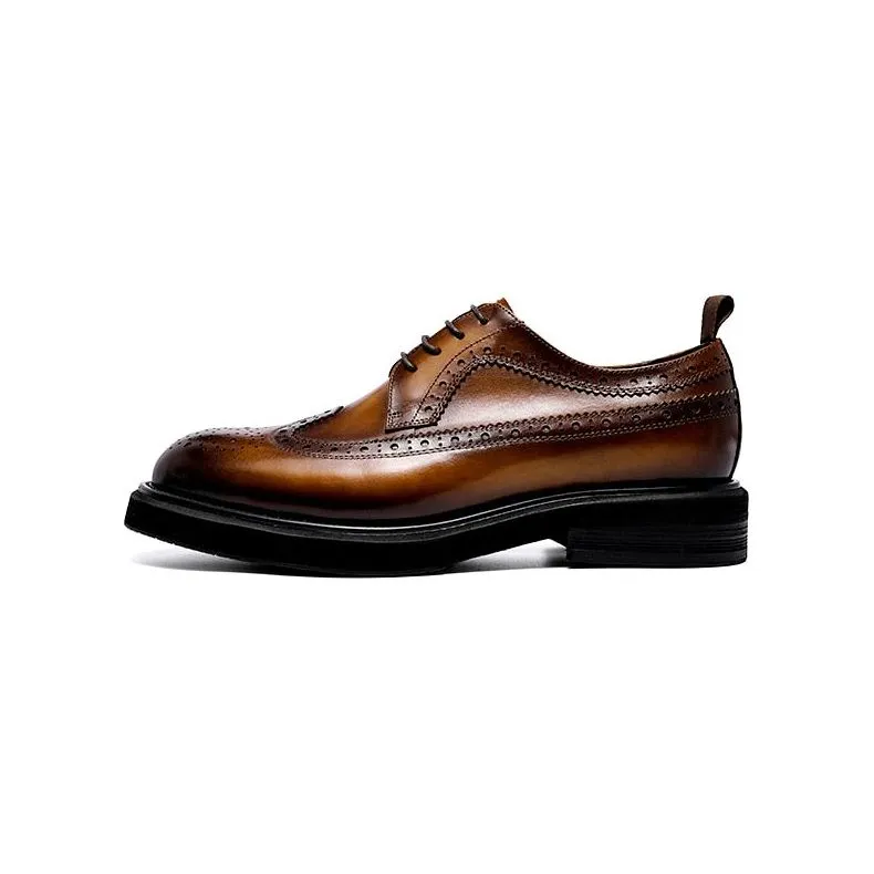 LuxeLeather Classic Oxford Shoes