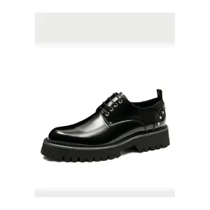 LuxeLeather Sophisticated Oxford Dress Shoes