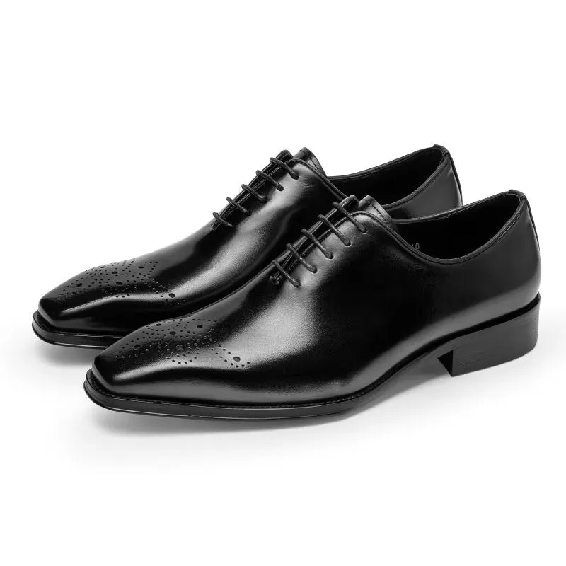 Luxury Cow Leather Elegance Oxford Shoes