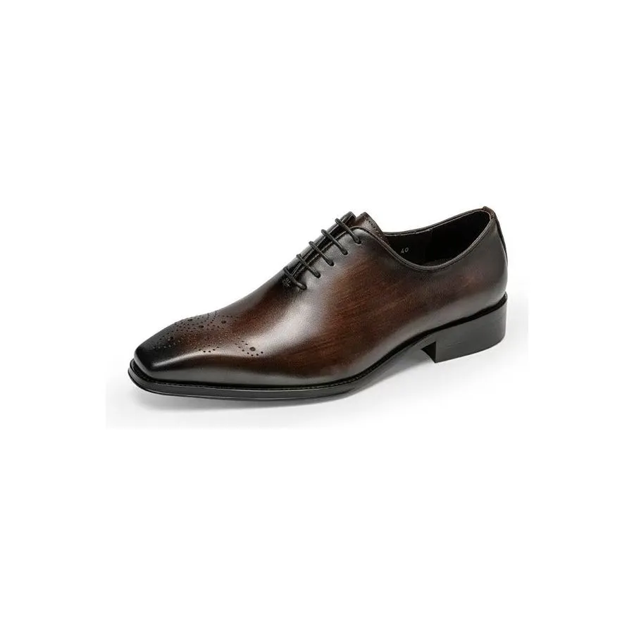 Luxury Cow Leather Elegance Oxford Shoes