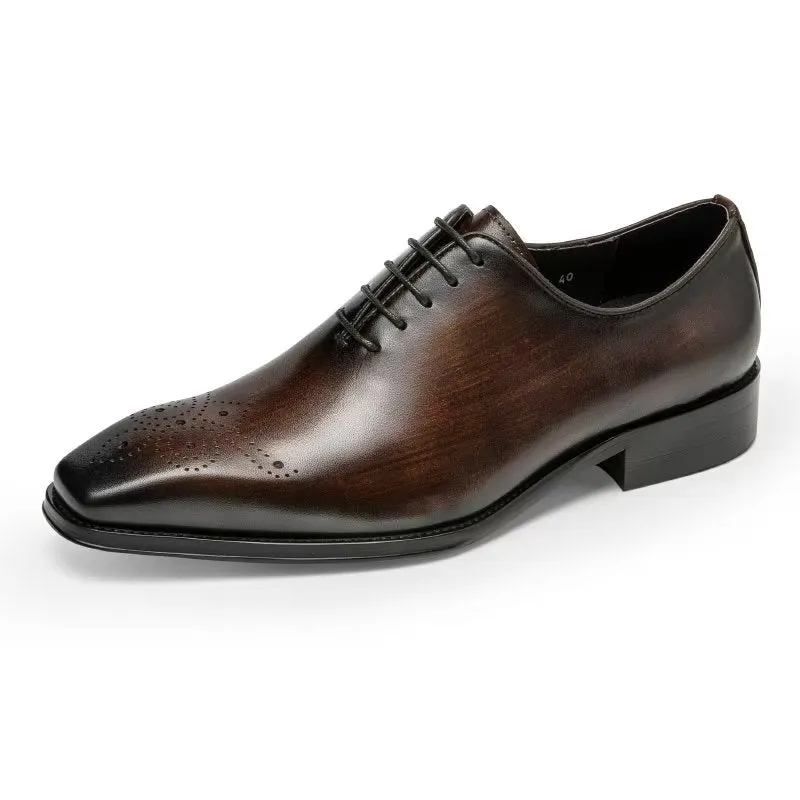 Luxury Cow Leather Elegance Oxford Shoes