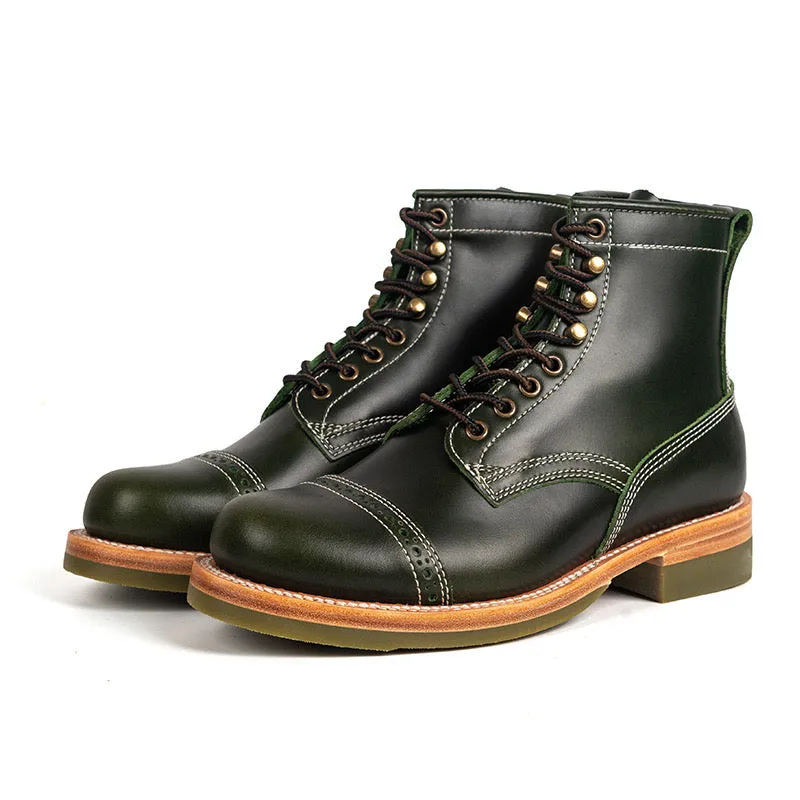 Men's Brogue Service Boots