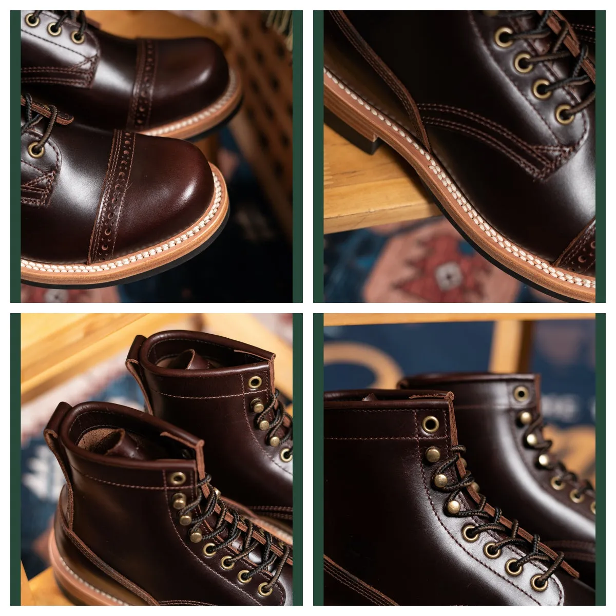 Men's Brogue Service Boots