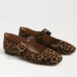 Michaela Mary Jane Flat - Leopard Calf Hair