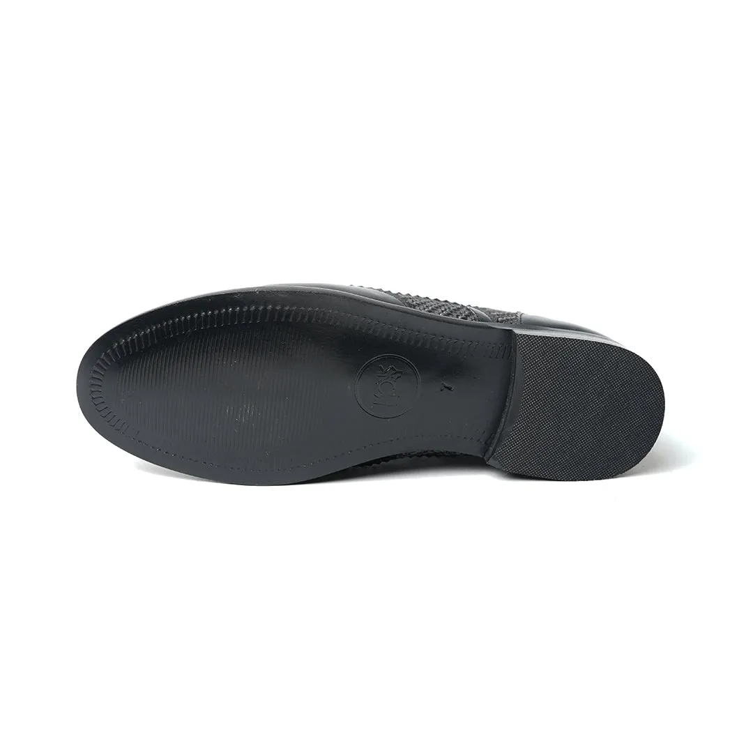 Monkstory Limited Edition Hybrid Lace Fusion Slip-On - Black