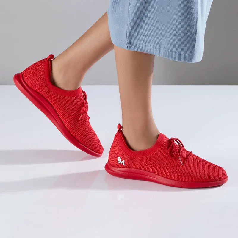 Neeman's ReLive Knit Sneakers for Men | Fiery Red | Light-Weight & Comfortable