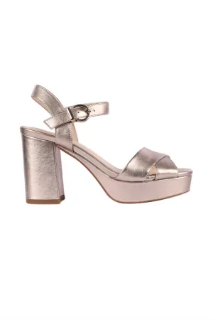 Onlee Platino Leather Sandals