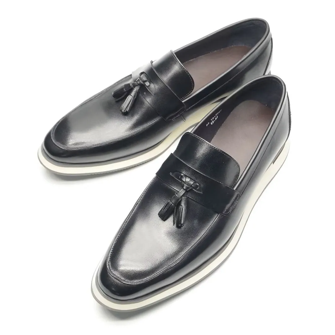 Refined Gentleman's Slip-On Leather Shoes