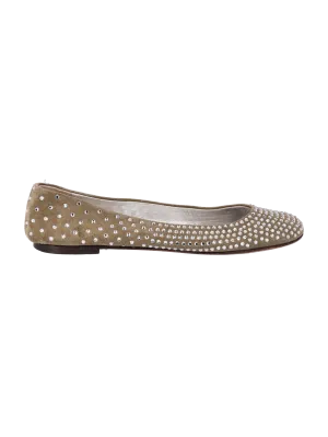 rhinestone ballet flats