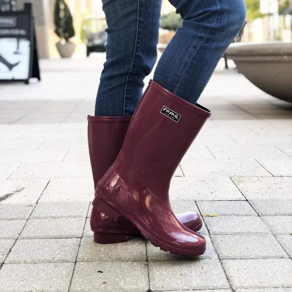 Roma Maroon Boots