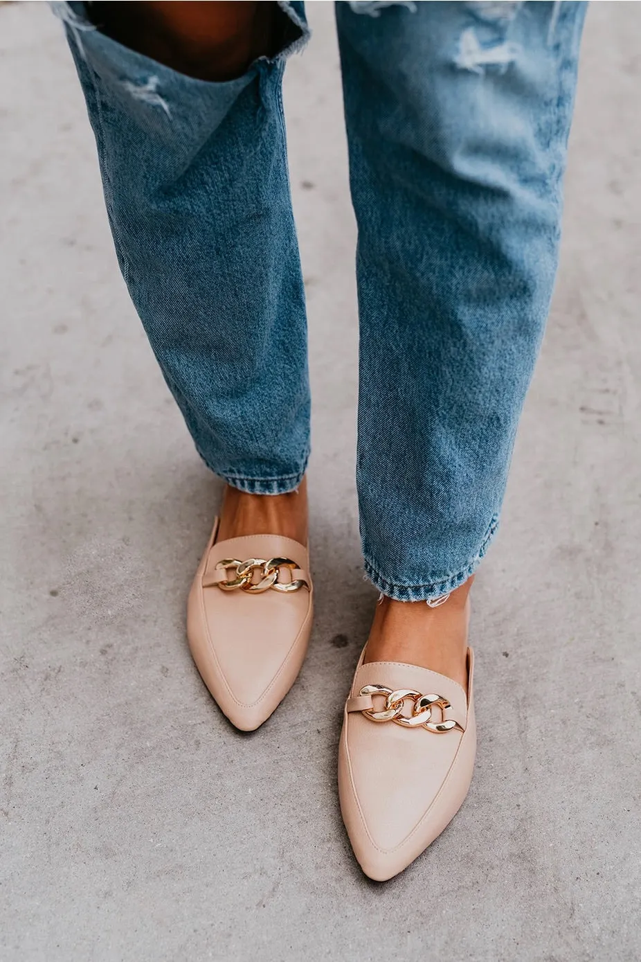 Shoes - Uptown Girl, Tan Flats