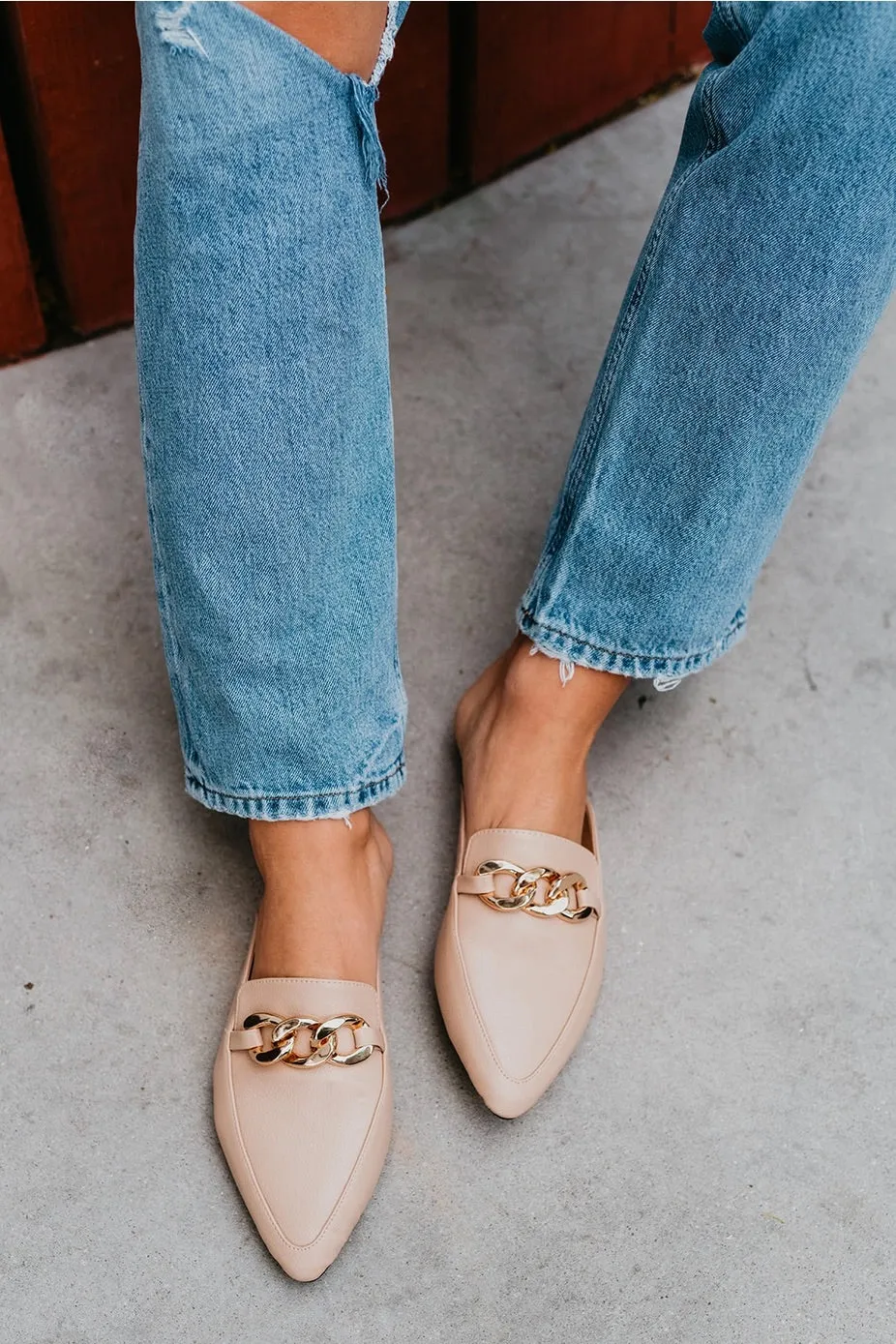 Shoes - Uptown Girl, Tan Flats