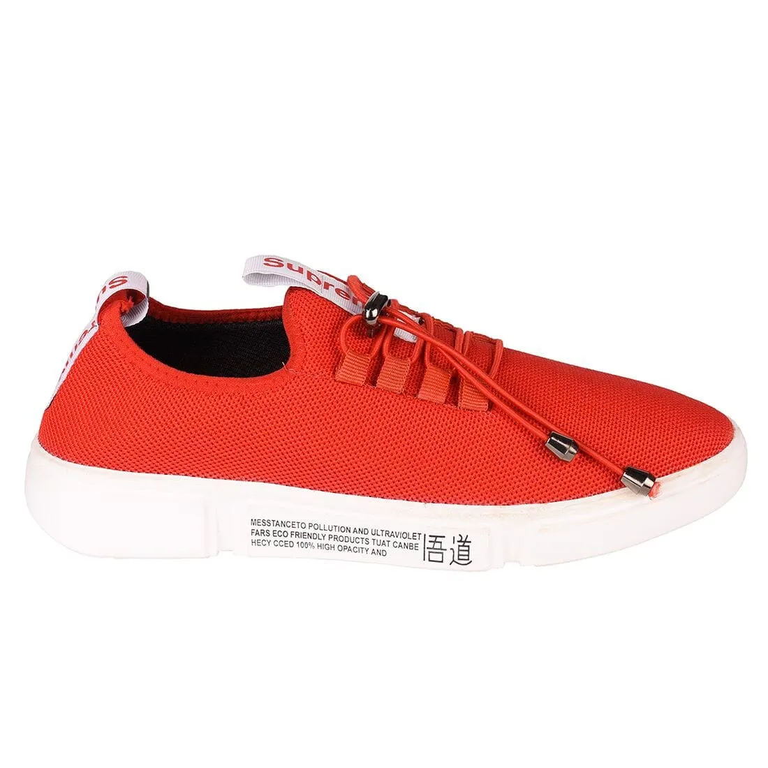 Somugi Mesh Red Walking Casual Sneakers Shoes for Men