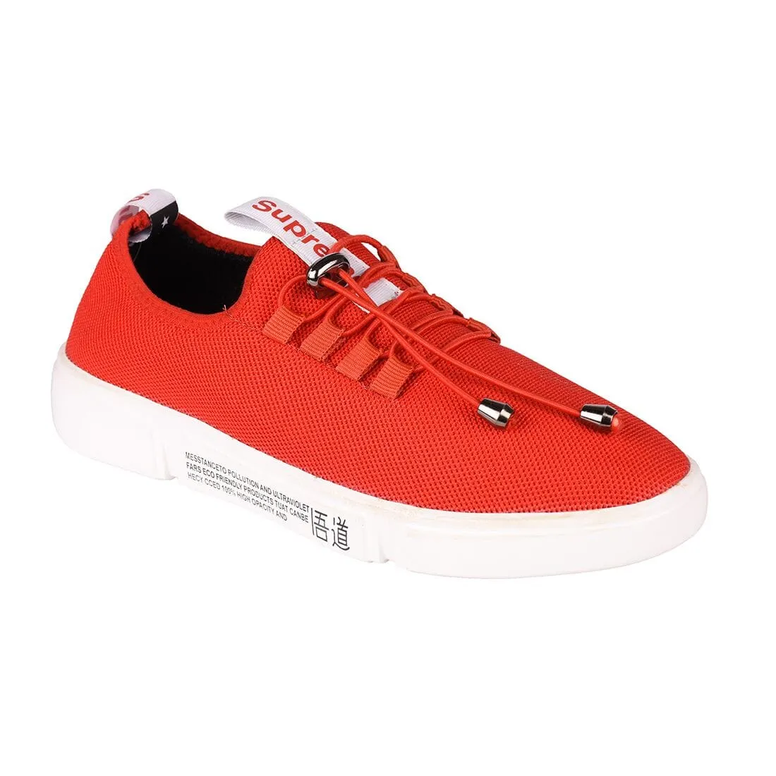 Somugi Mesh Red Walking Casual Sneakers Shoes for Men