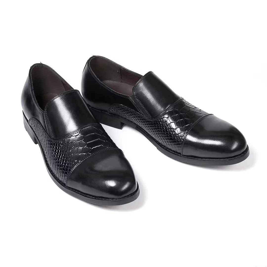 Sophisticate's Slip-On Leather Elegance