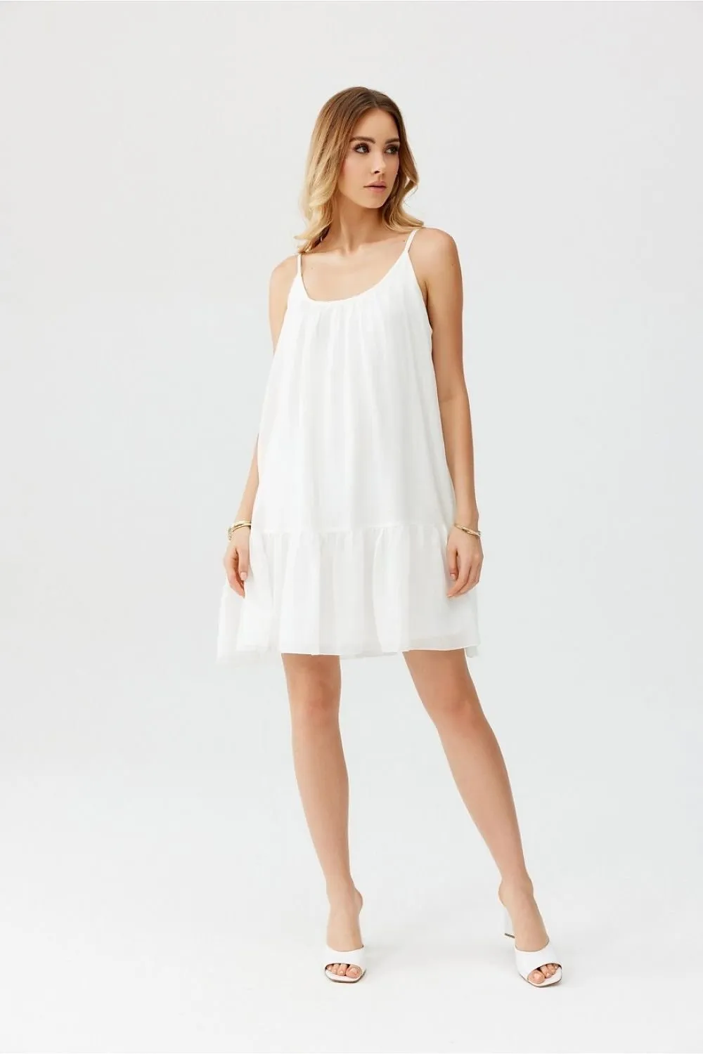 TEEK - Ruffle Layered Bottom Tank Dress