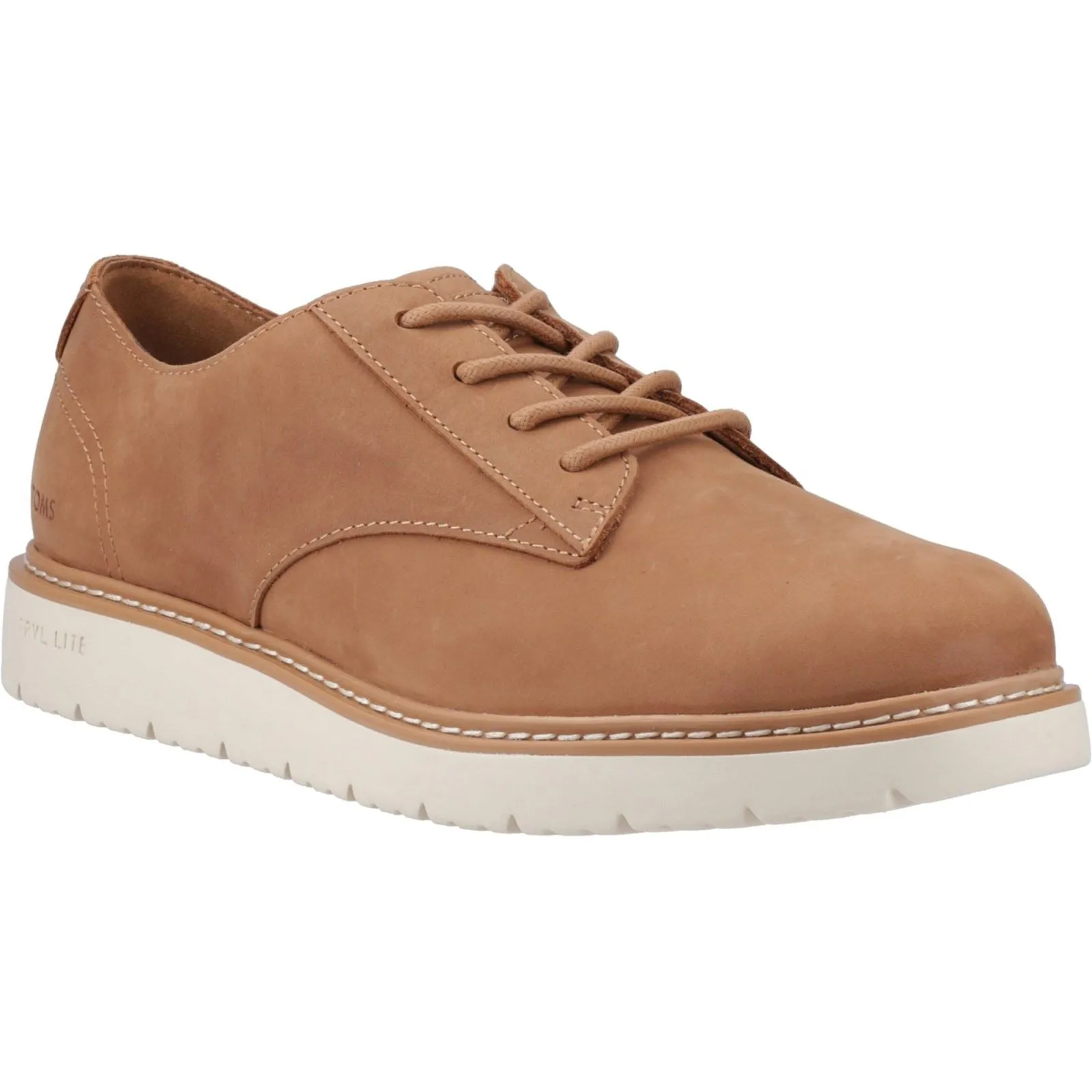 TOMS Navi TRVL LITE Leather Men's Tan Lace-Up Shoes