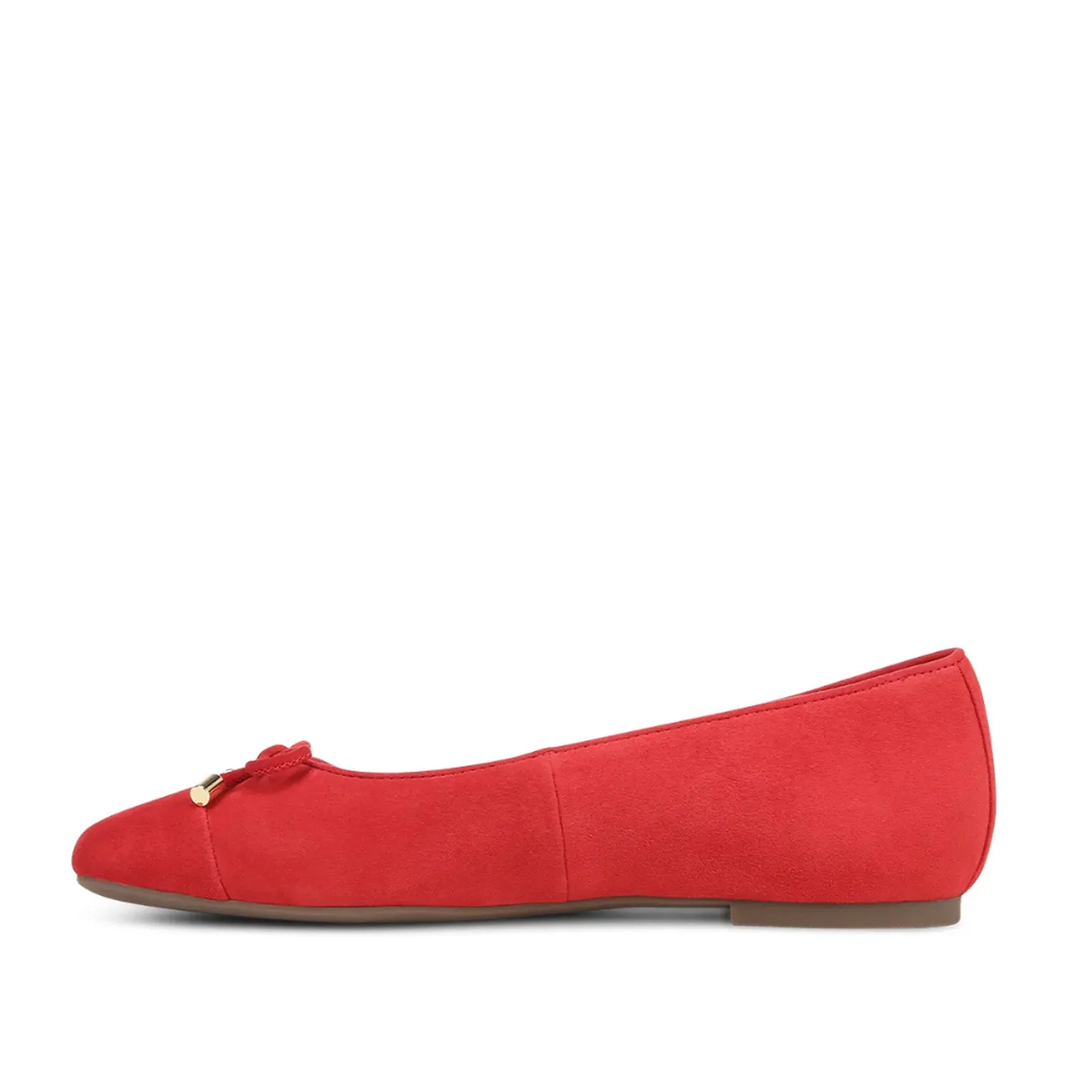 Vionic Women's Klara Ballet Flat in Red