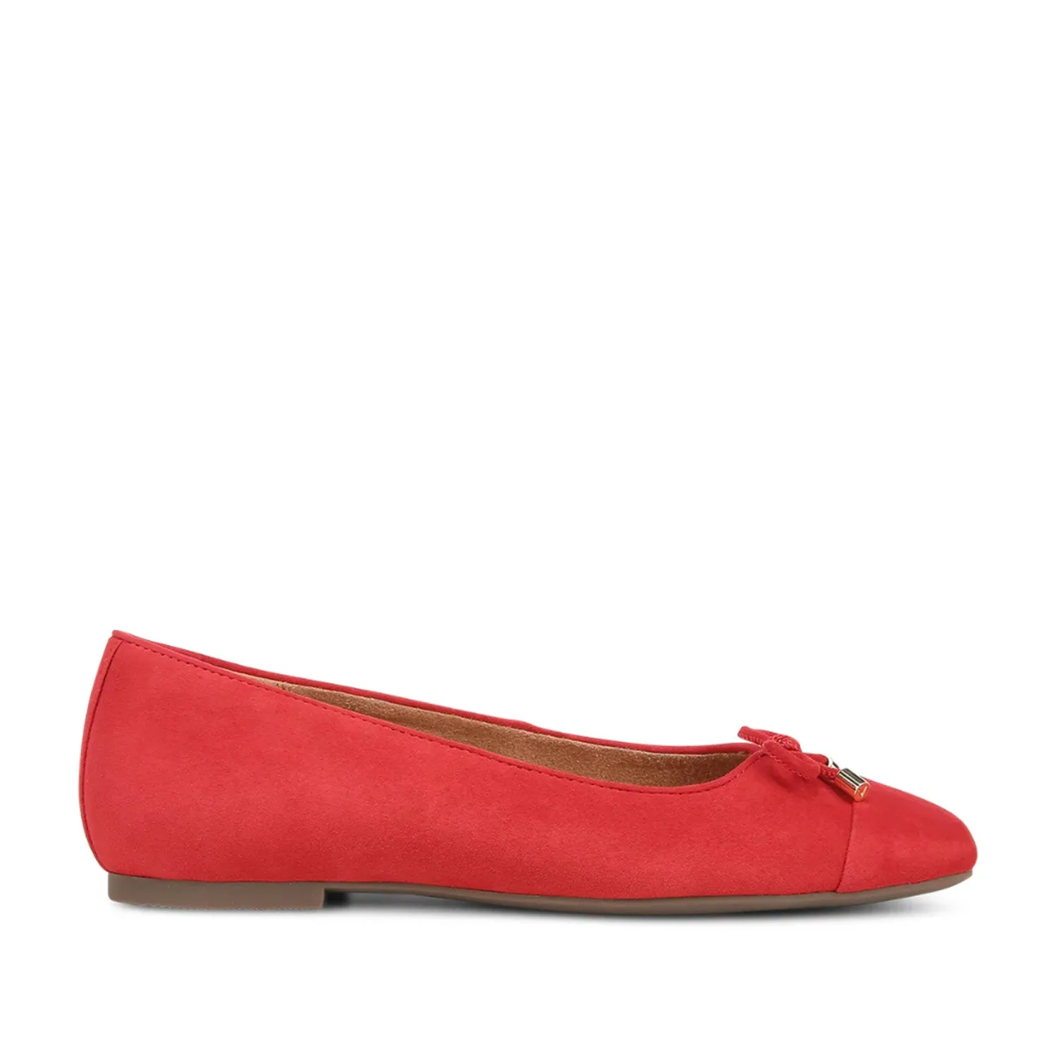 Vionic Women's Klara Ballet Flat in Red